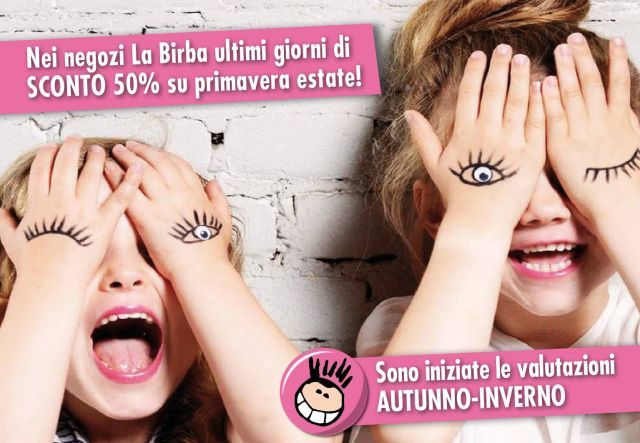 In tutti i negozi La Birba sono iniziate le valutazioni autunno-inverno.